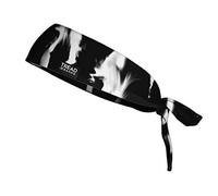 TreadBands All Terrain Tieback Non Slip Headband - Designs (Design Smoky Ghost)