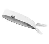 Treadbands Low Profile Tieback Non Slip Headband - Solid Colors (White)