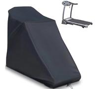 Treadmill Cover for Precor TRM 691, Dustproof Running Machine Fitness Home Gym Equipment Protective Cover for Indoor Outdoor,A/Style A-Black