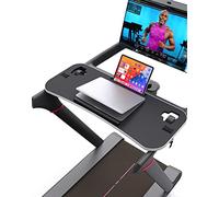 Treadmill Desk for Peloton, Upgrade 36" Treadmill Laptop Tray, Ergonomic Holder with Protective Guard for Notebooks