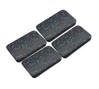 Treadmill Floor Pads - 4 Pieces Walking Floor Pad Set, Anti Vibration Cushion for Treadmill Use, Noise Reduction Protection Mat, Sturdy Home Gym Accessory, Indoor Outdoor Yoga Training Men Women