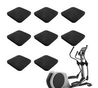 Treadmill Mat - Anti-Vibration Pads for Treadmills, Non-Slip Floor Pads Made of High Density Silicone, 3.94 Inches, Noise-Reducing Equipment Mats for Gym, Living Room Training Equipment, 8 *