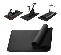 Treadmill Mat Exercise Equipment Mats PVC Exercise Mat Heavy-Duty Protective Floor Mats for Under Stationary Bike Spin Bike Fitness Equipment 152x76cmx6mm