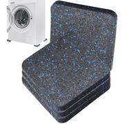 Treadmill Mat for Carpet Floors, 4 Piece Non-Slip Pads, Anti-Vibration Protective Padding, Home Gym Accessories for Indoor, Outdoor, Yoga, Men, Women