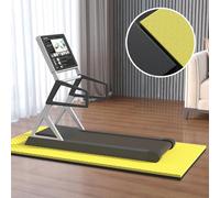 Treadmill Mat Non-Slip Durable High Density Exercise Equipment Mat for Noise Reduction and Vibration Control - Large Anti-Vibration Pads 2X1M