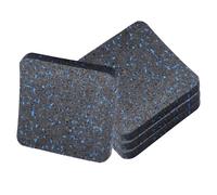 Treadmill Mat, Pack of 4 High Density Device Pads for Noise Reduction, Noise Reduction Withstands Demanding Fitness Settings, The Rn Fitness Accessories of the Mat Is With Rubber Pad