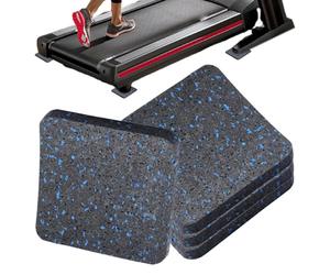 Treadmill Pads - 4 Pieces Walking Floor Mat, Anti Vibration Cushion Pad for Treadmill | Widely Applied Home Gym Indoor Outdoor Exercise Yoga Men Women Fitness Equipment Protection Accessories