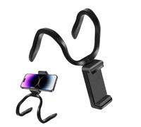 Treadmill Phone Holder - Flexible Mount For Mobile & Tablet With 1/4 Adapter | Univerrsal Gym Bracket For Handlebar, Stroller, Elliptical, Steering Wheel, Workout Use