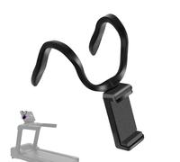 Treadmill Phone Holder Handlebar Phone Mount Tablet Round Shoots 360 Degree Rotation Treadmill Phone Holder Adjustable for Cart, Stroller, Elli