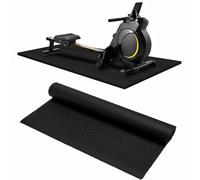Treadmill Rowing Machine Mat 84 x 36, 1/4" Thick Treadmill Mat for Carpet Floors Protect, Non-Slip Mat for Under Yosuda Rowing Machine on Carpet, Noise Reduction, Stationary, Exercise Equipment Mat