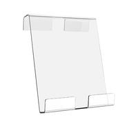 Treadmill Tablet Holder - Acrylic Exercise Bike Reading Mount, Adjustable Viewing Angle Bracket System, Stable Anti Slip supportStructure, Clear Fitness Accessory Build | Gym Workout
