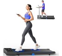Treadmill Under Desk Walking Pad with Remote Control and LED Display Compact Exercise Machine for Home/Office Jogging