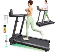 Treadmill with built-in desk for work and exercise UREVO Foldi 3S