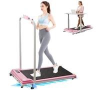 Treadmill with holder and Incline, 0.75 HP Quiet Motor & 7% Incline: 1-8 km/h speed with holder, ≤45 dB noise. Perfect for use at home or in the office without disturbing others.