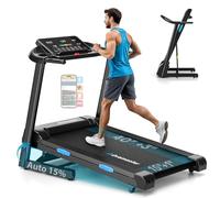 Treadmills Foldable with Electric Auto 15% Incline 1-14KM/H