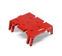 TREAL 7075 Aluminum Center Skid Plate Protect Board for Axial 1/8 AXP8 Gilamon(Red)