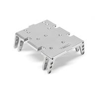 TREAL 7075 Aluminum Center Skid Plate Protect Board for Axial 1/8 AXP8 Gilamon(Silver)