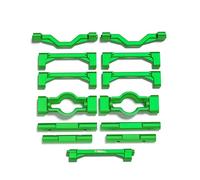 Treal 7075 Aluminum Crossbar Chassis Brace Set for 1/8 LMT 2.0(Green)