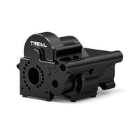 TREAL 7075 Aluminum Transmission Housing Case Set Compatible with Axial 1/8 AXP8 Gilamon(Black)