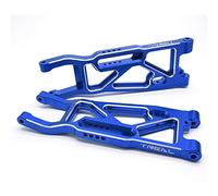 TREAL Alu 7075 Front Suspension Arms Left and Right Arms 9530 & 9531 for Traxxas Sledge #95076-4 (Blue)