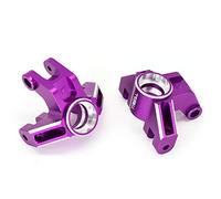 Treal Aluminum 7075 Front Steering Knuckels for Losi LMT (Purple)