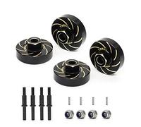 TREAL Brass Extended Wheel Hubs Wheel Spacers Weights +5mm (4p) for FMS FCX24