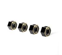 TREAL Brass Wheel Hex Hubs Adaptors for Axial 1/8 AXP8 Gilamon(8MM)