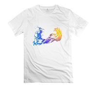 Treask Final Fantasy X Logo Fun Short-Sleeve T Shirts for Guys