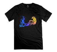 Treask Final Fantasy X Logo Fun Short-Sleeve T Shirts for Guys