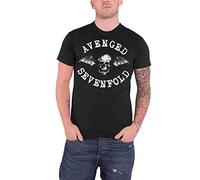 Treask Merchandising Avenged Sevenfold Classic Deathbat T-Shirt Black