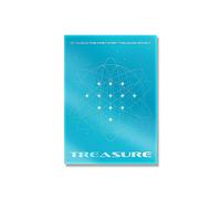 Treasure 1st Album [The First Step : Treasure Effect] Blue Version (Incl Pre-Order Benefits : Find Treasure Scratch Card, AR Photocard, AR Photo Board, Double Sided Poster (Folded))