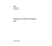 Treasure Act 1996 Annual Report 2021 12/02/2024