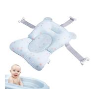 Treasure Baby Bath Support Pillow Foldable Bathtub Sinlips - Baby Care Gift With Buckles And 3 Safety Belts