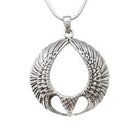 Treasure Bay Men's 925 Silver Pendant Bird Wings Phoenix Pendant - Phoenix Necklace Pendant for Men and Women