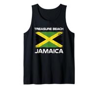 Treasure Beach Flag Distressed Jamaican Pride Tank Top