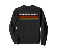 Treasure Beach Jamaica Retro Design Yucatan Island Sweatshirt