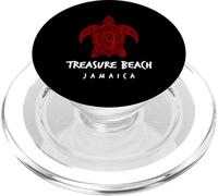 Treasure Beach Jamaica Tribal Sea Turtle Island Design PopSockets PopGrip for MagSafe