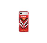 TREASURE CASE for iPhone 17 Air Phone Case, Evangelion EVA-02 Inspired Dynamic Mecha Design, Hard Back & Soft TPU Frame Shockproof Protective 6.5" Red