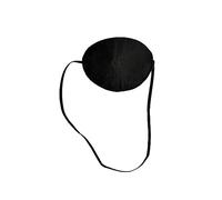 Treasure Gurus Black Faux Leather Pirate Eye Patch Buccaneer Mask Cosplay Halloween Party Costume Accessory