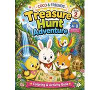 Treasure Hunt Adventure: Coloring & Activity Book (Draw Story Adventure)