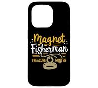 Treasure Hunter Funny Magnet Fisherman Case for iPhone 15 Pro