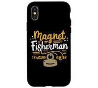 Treasure Hunter Funny Magnet Fisherman Case for iPhone X/XS