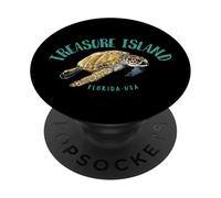 Treasure Island Florida Sea Turtle Design PopSockets Adhesive PopGrip
