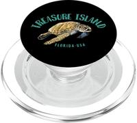 Treasure Island Florida Sea Turtle Design PopSockets PopGrip for MagSafe