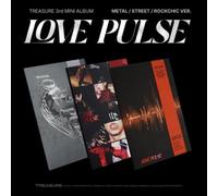TREASURE [ LOVE PULSE ] 3rd Mini Album [ Random Version : METAL/STREET/ROCKCHIC ]
