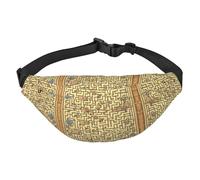 Treasure Maze Boys Crossbody Waist Bag, Large Travel Fashion Waist Bag for Sports, Running, Cycling, Traveling, Fishing
