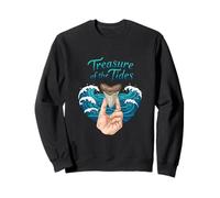 Treasure Of The Tides Shark Tooth Collector Ocean Lover Sweatshirt
