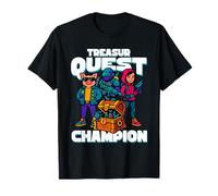 Treasure Quest Champion Funny Gamer Loot Design T-Shirt