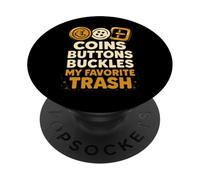 Treasure Relics Lost Coins Finds Metal Detecting Adventure PopSockets Adhesive PopGrip