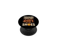Treasure Relics Lost Coins Finds Metal Detecting Adventure PopSockets Adhesive PopGrip